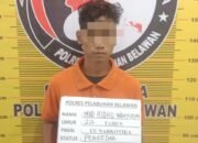 Sat Narkoba Polres Pelabuhan Belawan Tangkap Pengedar Shabu di Jalan Kayu Putih