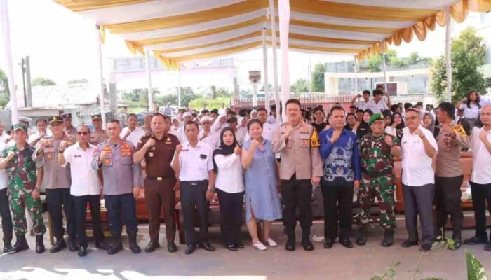 Kapolres Binjai Ajak Siswa Sekolah, Komitmen Deklarasi Lawan Geng Motor