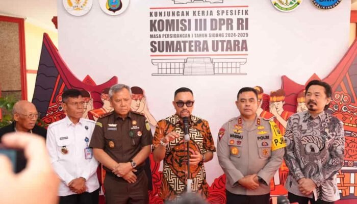 Kunker DPR RI, Ahmad Sahroni : Polda Sumut Komitmen Berantas Judi