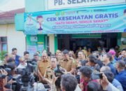 Bobby Nasution Bersama Pj Gubsu Launching Pemeriksaan Kesehatan Gratis di UPT Puskesmas PB Selayang II