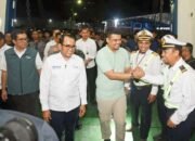 Lepas Pelayaran Perdana KMP Jatra II Gunungsitoli-Sibolga, Bobby Nasution Minta Berantas Kutipan Ilegal di Pelabuhan