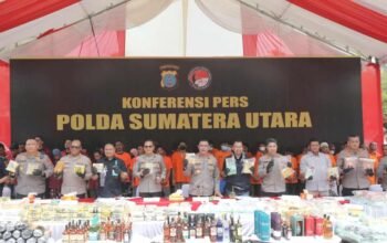 Polda Sumut Berantas Narkoba, 2.373 Kasus Terungkap Sejak Awal 2025