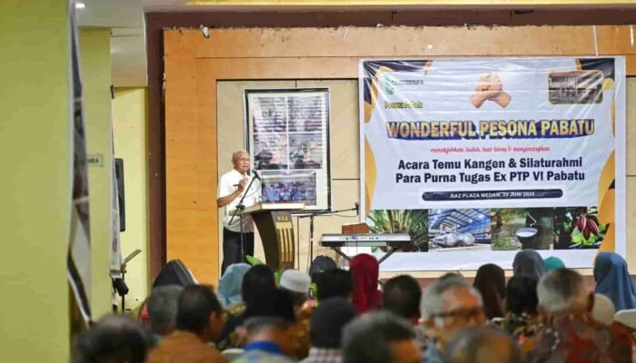 Wagub Sumut Berkisah sebagai ‘Anak Kebon’ di Hadapan Pensiunan PTPN IV Pabatu
