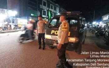Jaga Kondusifitas di Wilkumnya, Polresta Deli Serdang Jajaran Laksanakan Patroli Mobile dan Sambangi Warga
