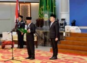 Lantik Pejabat Pimpinan Tinggi Pratama dan Administrator, Wagub Sumut Surya Minta Terus Lakukan Inovasi dan Ciptakan Terobosan Konstruktif