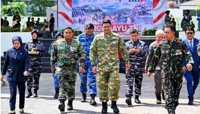 Perayaan HUT ke-80 TNI, Gubernur Sumut Bobby Nasution Sebut TNI Berkontribusi Besar Jaga Kondusivitas