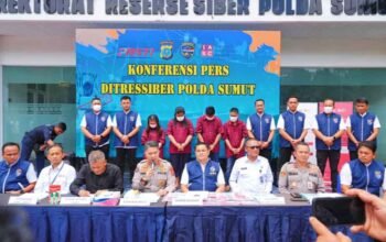 Sinergi dan Kolaborasi, Polda Sumut dan OJK Berhasil Bongkar Sindikat Penipuan Online Ratusan Juta