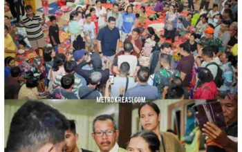 Setibanya di Bandara Pinangsori, Gubsu Langsung Temui Pengungsi