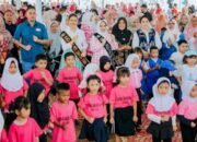 Kahiyang Ayu Ajak Anak PAUD Amalkan Ikrar Kebiasaan Anak Indonesia Hebat di Kampung Ceria Anak Merdeka 2025