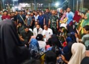 Kunjungi Lokasi Penampungan Warga Terdampak Banjir, Gubernur Bobby Berikan Bantuan 1 Truk Logistik