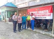 Polres Pelabuhan Belawan Berikan Service Motor Gratis bagi Warga Terdampak Banjir