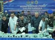 Pemusnahan 41,7 Kg Narkotika, Sekdaprov Sumut Tegaskan Tidak Ada Ruang bagi Sindikat