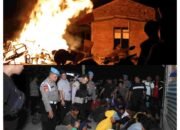 Grebek ke-8 di Jermal, Puluhan Orang Diamankan dan Barak Narkoba Dibakar