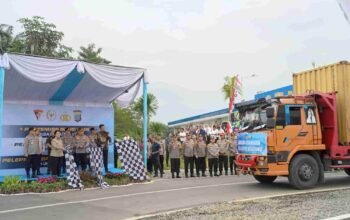 Gubernur Bobby Nasution Dampingi Kapolri Lepas Bantuan untuk Korban Bencana di Sumatera