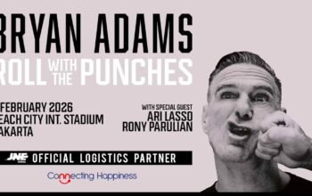 JNE Resmi Jadi Official Logistics Partner Konser Bryan Adams di Jakarta