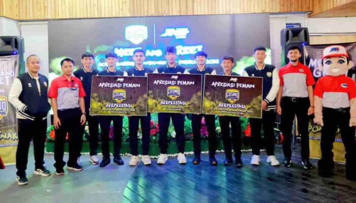JNE Berikan Bonus Puluhan Juta untuk Skuad Cosmo JNE FC yang Berprestasi membela Timnas di ajang Asia