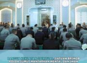 Bangun Kekuatan Spiritual, Satuan Brimob Polda Sumut Mantapkan Mental dan Iman Personel Lewat Binrohtal