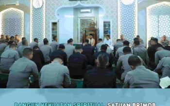 Bangun Kekuatan Spiritual, Satuan Brimob Polda Sumut Mantapkan Mental dan Iman Personel Lewat Binrohtal