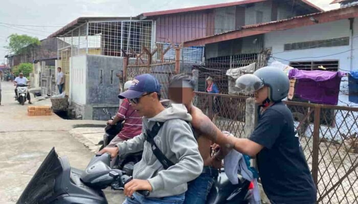 Sat Reskrim Polres Pelabuhan Belawan Tangkap Pelaku Pengerusakan Kaca Bus di Depan Dermaga Bandar Deli