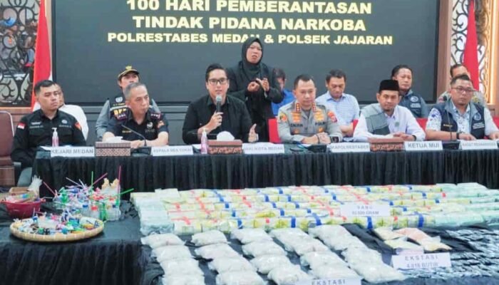 Rico Waas Apresiasi Kinerja Polrestabes Medan, Sinergi Pemberantasan Narkoba Semakin Diperkuat