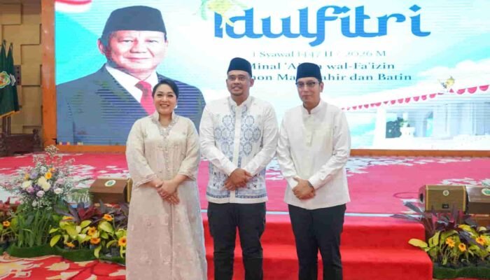 Pererat Silaturahmi Antar Kepala Daerah, Rico Waas Hadiri Open House Idulfitri Gubsu