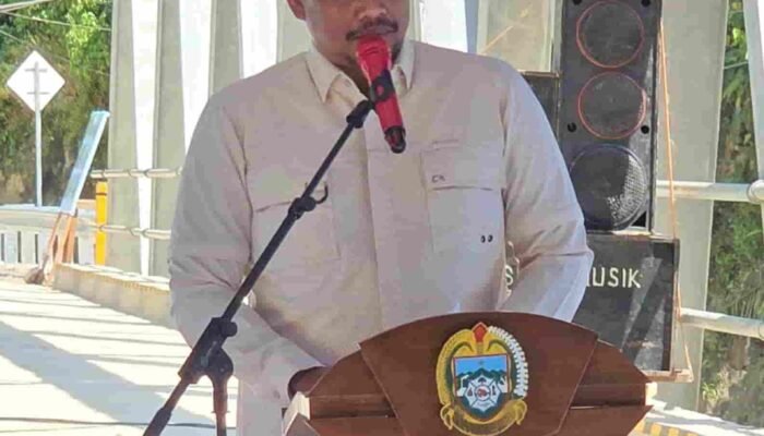 Resmikan Jembatan Aek Sipange, Gubernur Bobby: Simbol Kehadiran Pemerintah