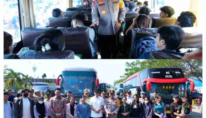 Polda Sumut Berangkatkan 192 Pemudik dalam Program Mudik Gratis Presisi 2026
