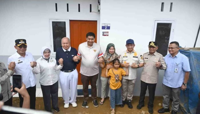 Bersama Mendagri dan Menteri PKP, Wagub Sumut Tinjau Huntap Tapsel