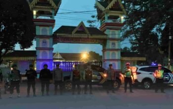 Patroli Subuh Ramadhan, Brimob Polda Sumut dan Polres Tebing Tinggi Pastikan Kota Tetap Aman dan Kondusif