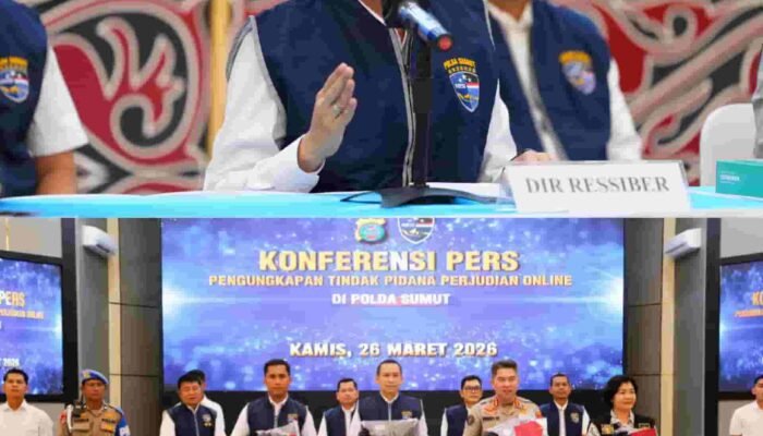 Judi Online di Medan Raup Omzet Diduga Rp7 Miliar, Polda Sumut Sita Puluhan Perangkat dan Rekening
