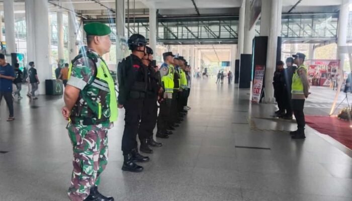 Sterilisasi dan Pengamanan Ketat Bandara Kualanamu, Gegana Brimob Sumut Siaga Penuh di Ops Ketupat Toba 2026