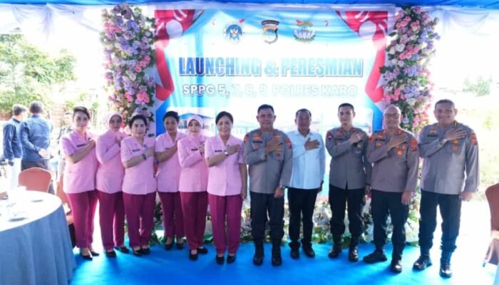 Kapolda Sumut resmikan empat SPPG Polres Karo dukung program MBG