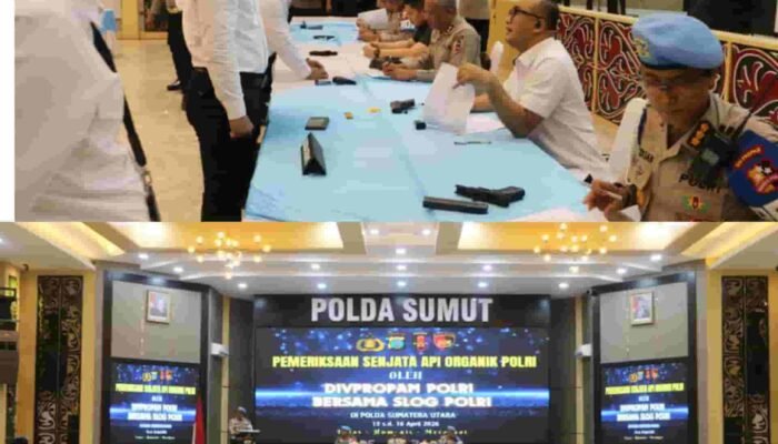 Propam–SLOG Mabes Polri Periksa Senpi di Polda Sumut, Tegaskan Disiplin dan Akuntabilitas Anggota