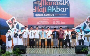 Manasik Haji Akbar Bank Sumut Diikuti 1.661 Jemaah, Wagub Surya Tekankan Kesiapan Fisik dan Spiritual