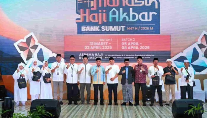 Manasik Haji Akbar Bank Sumut Diikuti 1.661 Jemaah, Wagub Surya Tekankan Kesiapan Fisik dan Spiritual