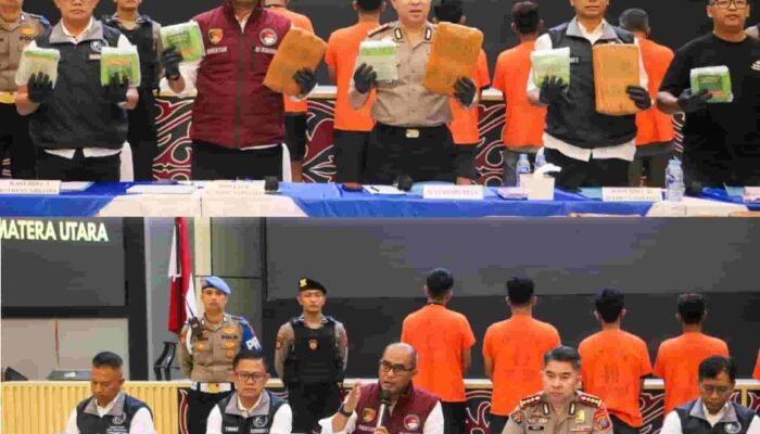 Selamatkan 813 Ribu Jiwa, Polda Sumut Gagalkan Peredaran 72 Kg Sabu dan 151 Kg Ganja