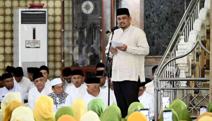 Pengajian Akbar Pemprov, Bobby Nasution Doakan Sumut Bebas Bencana dan Narkoba