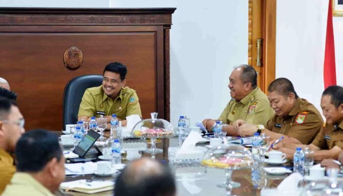 Terima Kunjungan Bupati Asahan, Bobby Nasution Pastikan Percepatan Pembangunan Infrastruktur
