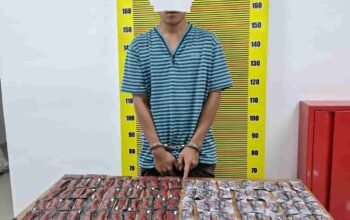 Undercover Buy Bongkar Peredaran Liquid Narkotika di Hamparan Perak, Puluhan Cartridge Yakuza Disita