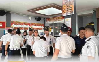 Rutan Kelas I Labuhan Deli Gelar Acara Pisah Sambut Pegawai