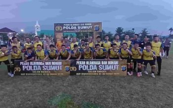 Semangat Bhayangkara Presisi Menggema di Final POR Polda Sumut, Polres Toba Sabet Gelar Juara
