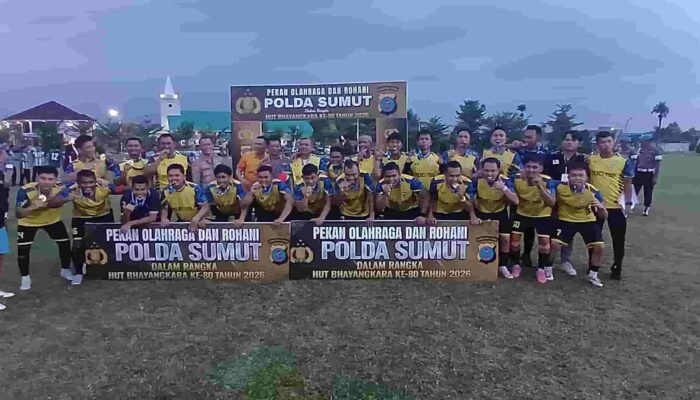 Semangat Bhayangkara Presisi Menggema di Final POR Polda Sumut, Polres Toba Sabet Gelar Juara
