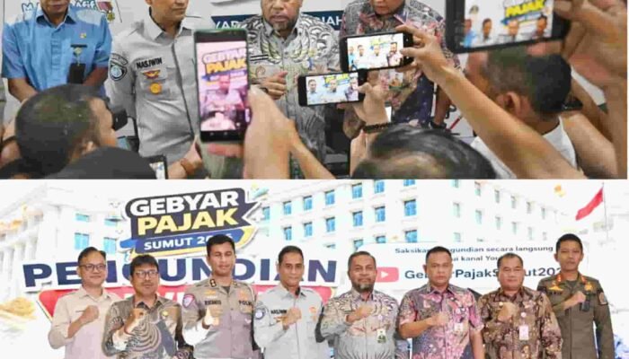 Apresiasi Masyarakat Taat Pajak, Pemprov Sumut Undi 936 Hadiah Gebyar Pajak Triwulan I 2026