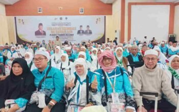 360 Jemaah Kloter 10 Debarkasi Medan Pulang dari Tanah Suci, Kakanwil Tegaskan Haji Mabrur Bukan Sekadar Gelar