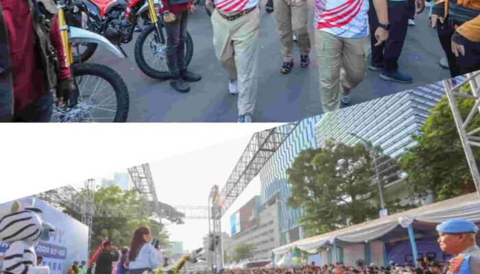 Polda Sumut Sulap Car Free Day Jadi Pesta Rakyat HUT Bhayangkara ke-80, Ribuan Warga Padati Lapangan Merdeka
