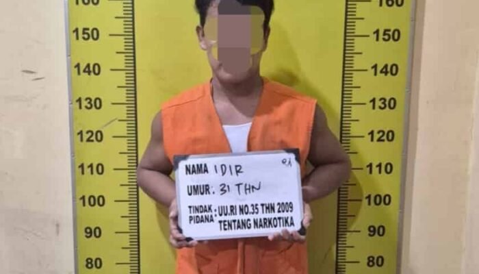 Sat Narkoba Polresta Deli Serdang Amankan Pria Yang Menyimpan Sabu di Pantai labu