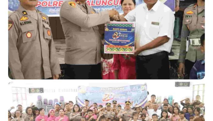 Kapolres Simalungun Gelar Anjangsana ke Anggota Sakit dan Panti Asuhan, Wujud “80 Tahun Polri Untuk Masyarakat”