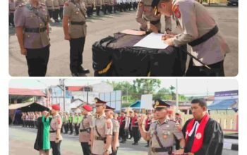 Kapolresta Deli Serdang Pimpin Sertijab Kasat Reskrim dan Dua Kapolsek Jajaran