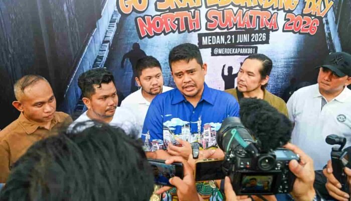Saksikan Go Skateboarding Day 2026 di Medan, Bobby Nasution Dorong Penambahan Event dan Skatepark di Sumut