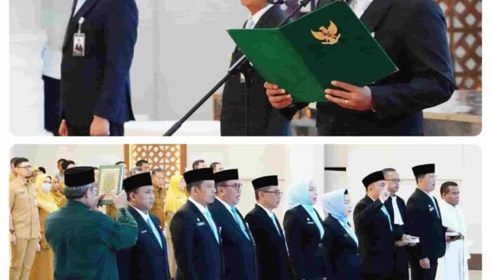 Bobby Nasution Lantik 8 Pejabat Eselon II,  Minta Ciptakan Program yang Dorong Pertumbuhan Ekonomi